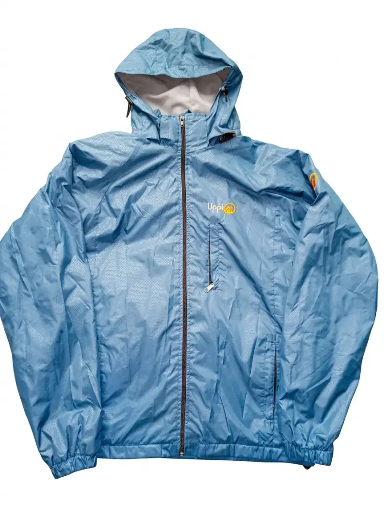 Chaqueta impermeable azul Lipi