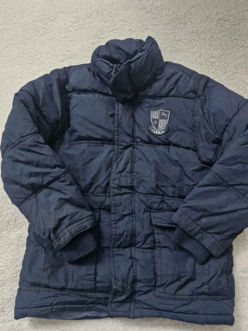 Chaqueta acolchada azul marino para niño - 1