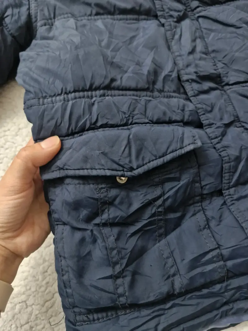 Chaqueta acolchada azul marino para niño - 2