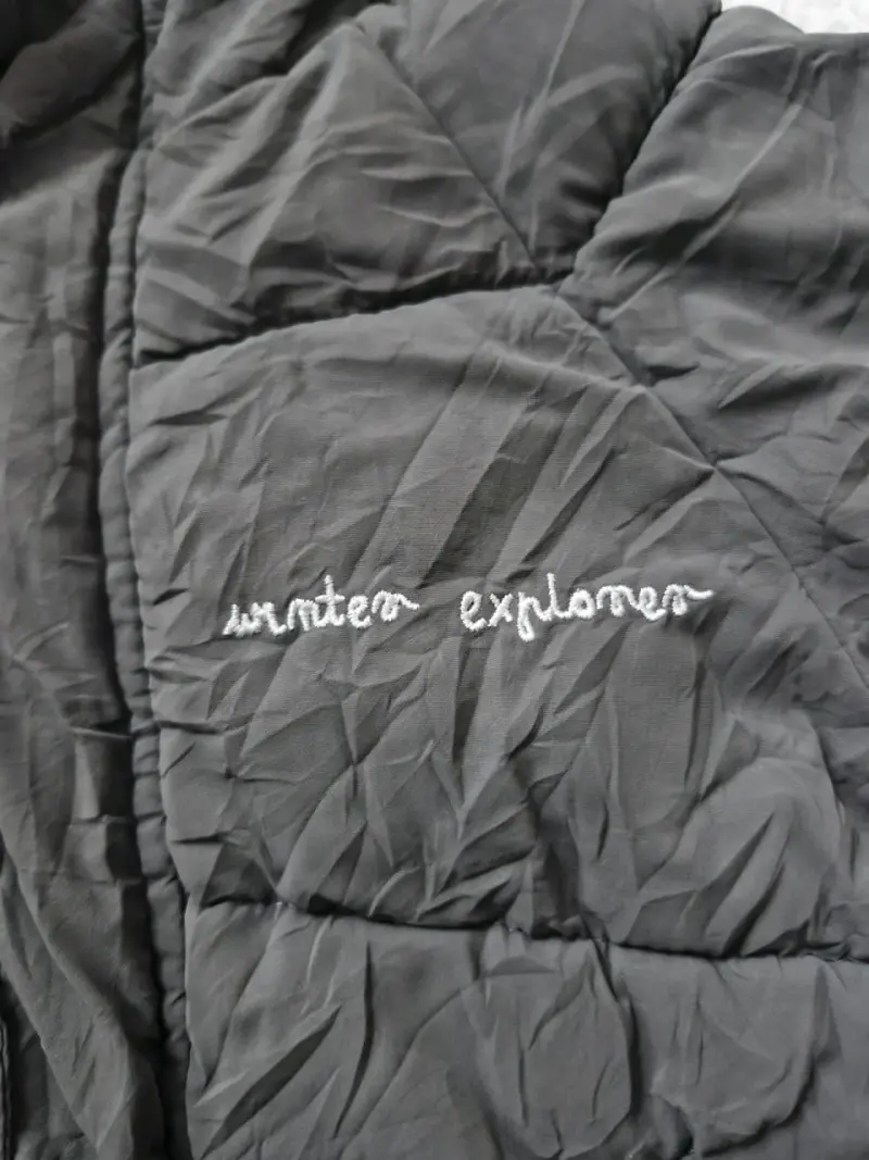 Chaqueta infantil gris con capucha - 2
