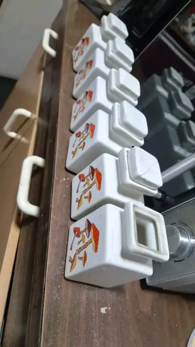 Set de frascos vintage con diseño de hongos - miniatura 3