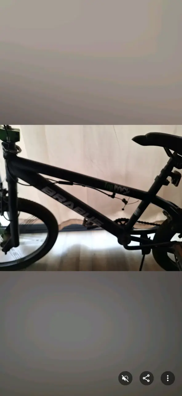 Bicicleta BMX Brabus Top Max negra y verde - 2