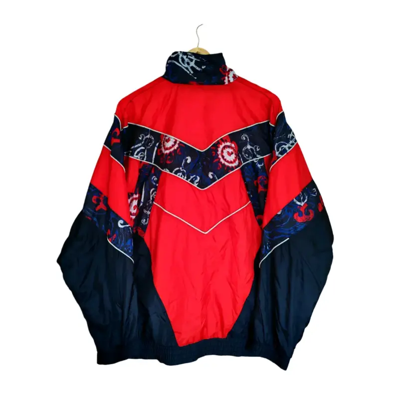 Chaqueta retro deportiva roja y azul - 2