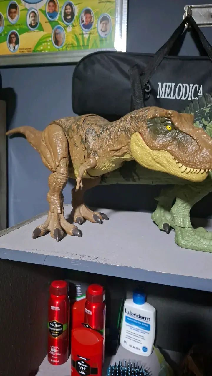 Figura de dinosaurio T-Rex articulada