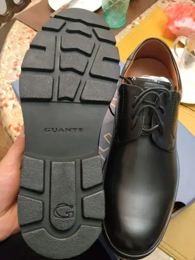 Zapatos formales Guante negros de cuero - miniatura 2