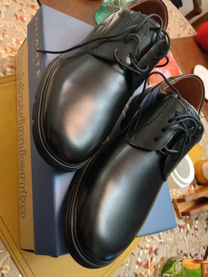 Zapatos formales Guante negros de cuero - 3