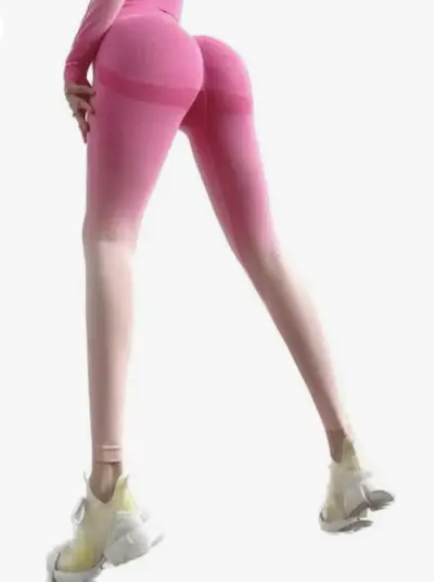 Leggings deportivos degradados rosados - miniatura 1