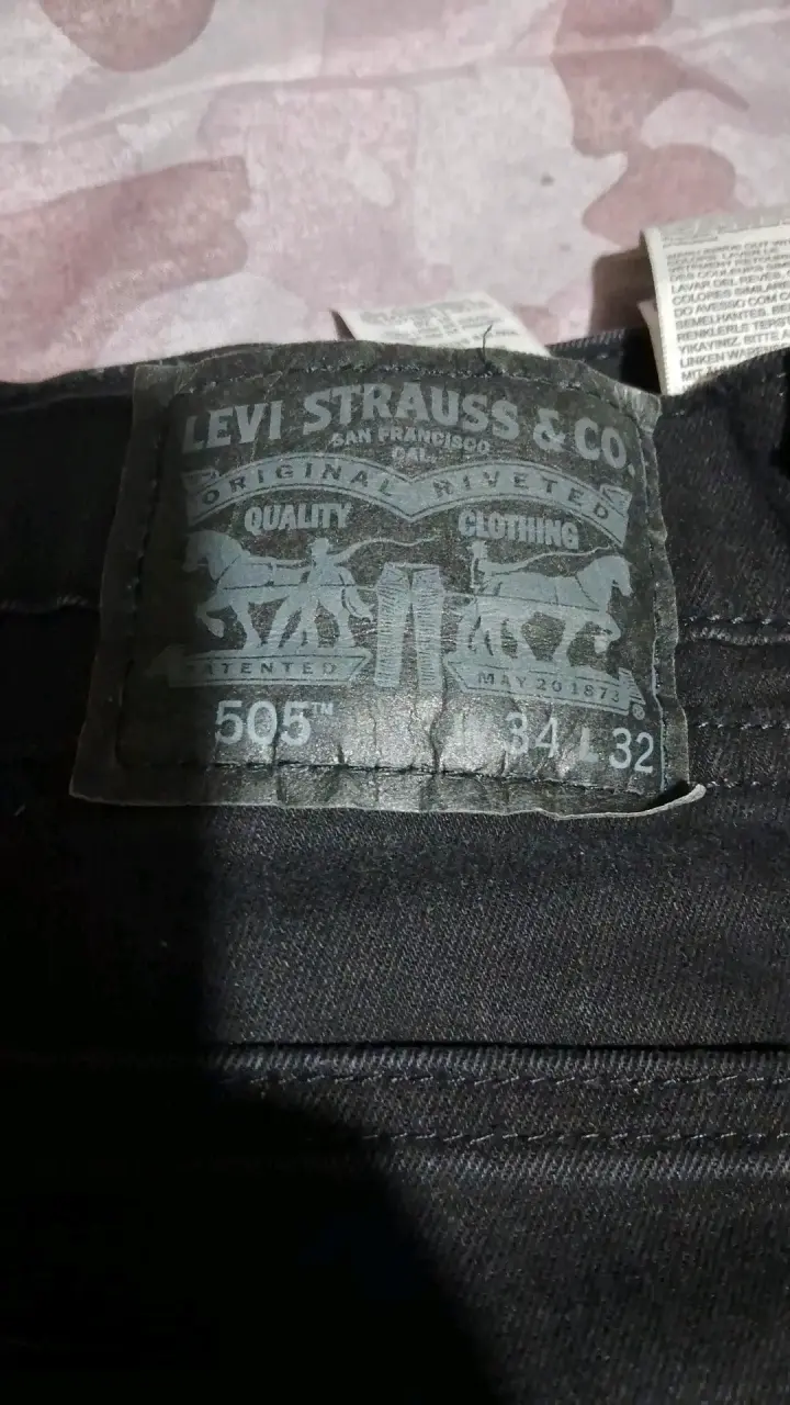 Jeans levi 505 negros - 3