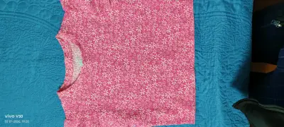 Blusa dorada plisada H&M para mujer - miniatura 2