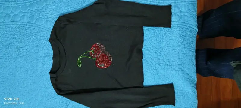 Blusa dorada plisada H&M para mujer - 6