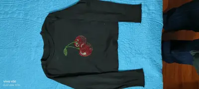 Blusa dorada plisada H&M para mujer - miniatura 6