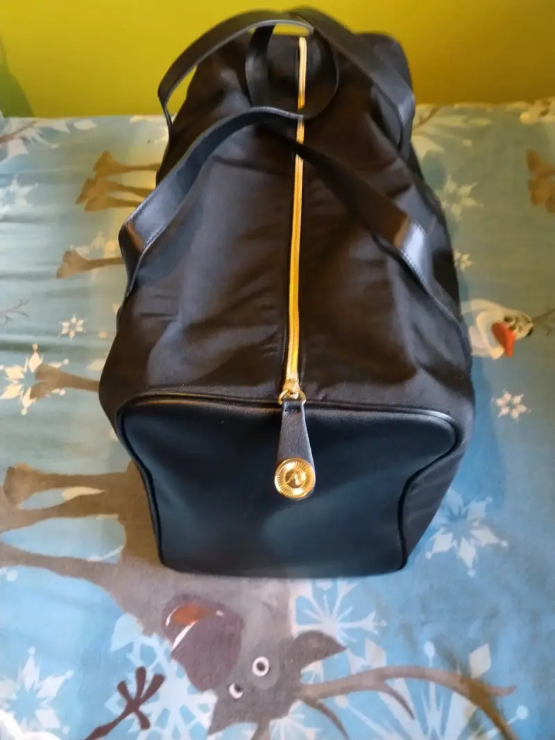 Bolso de viaje Azzaro negro elegante - 3
