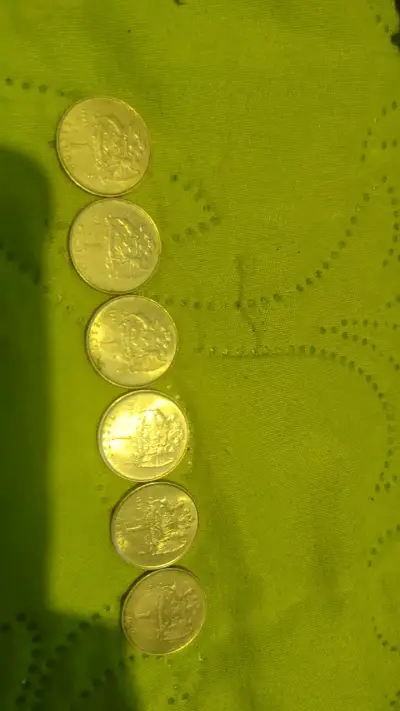 Colección de monedas antiguas de un peso - miniatura 1