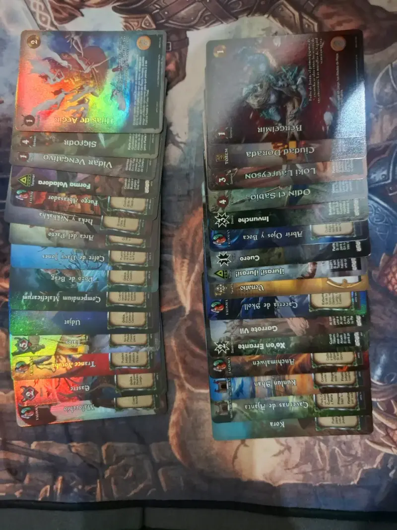 Colección de cartas de juego de estrategia - 2