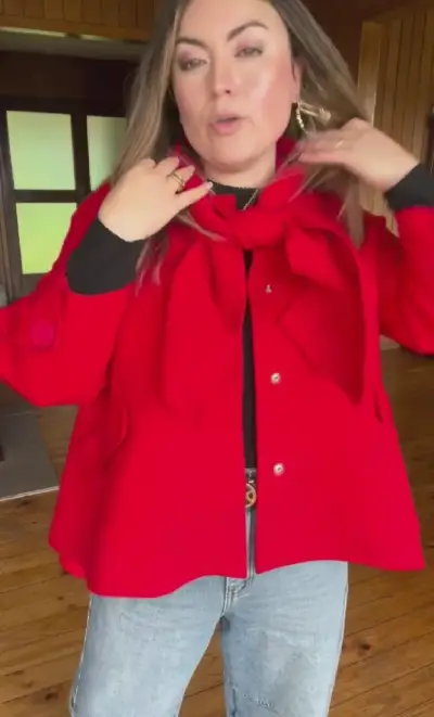Chaqueta/Capa Lana con Cachemira - miniatura 1