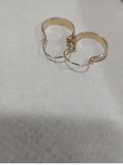Aros 18k laminas de oro - miniatura 1