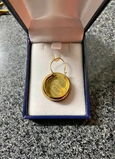 Aros 18k laminas de oro - miniatura 3