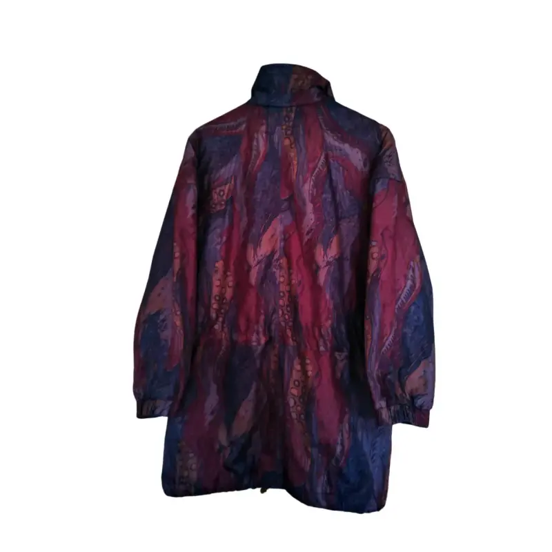 Chaqueta vintage de invierno con diseño abstracto - 2