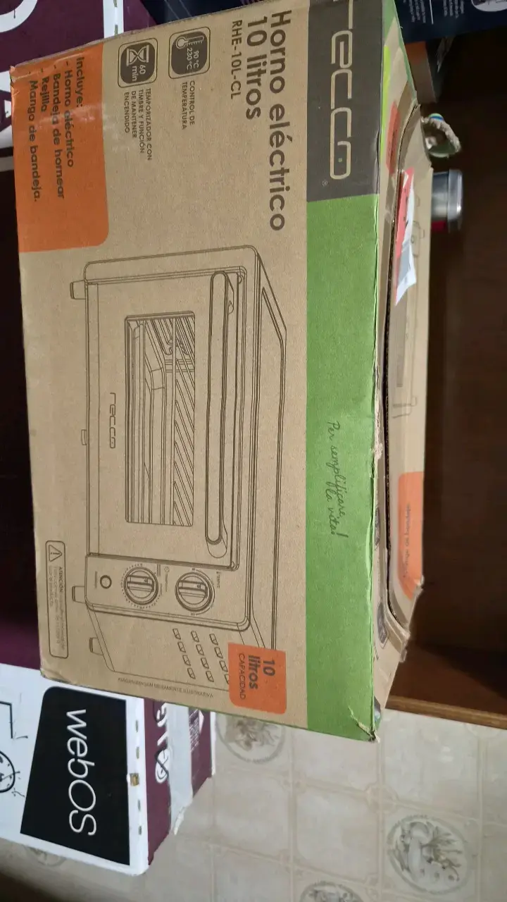 Horno eléctrico Recco 10 litros nuevo - 1