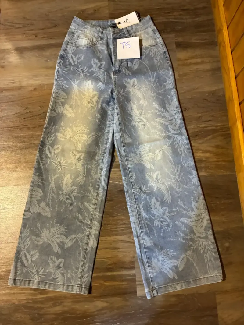 Jeans estampados para mujer talla S marca Anewsta - 1