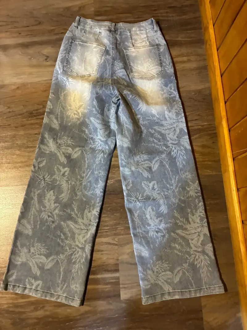 Jeans estampados para mujer talla S marca Anewsta - 5