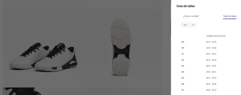 Zapatillas de Padel blancas y negras - 5