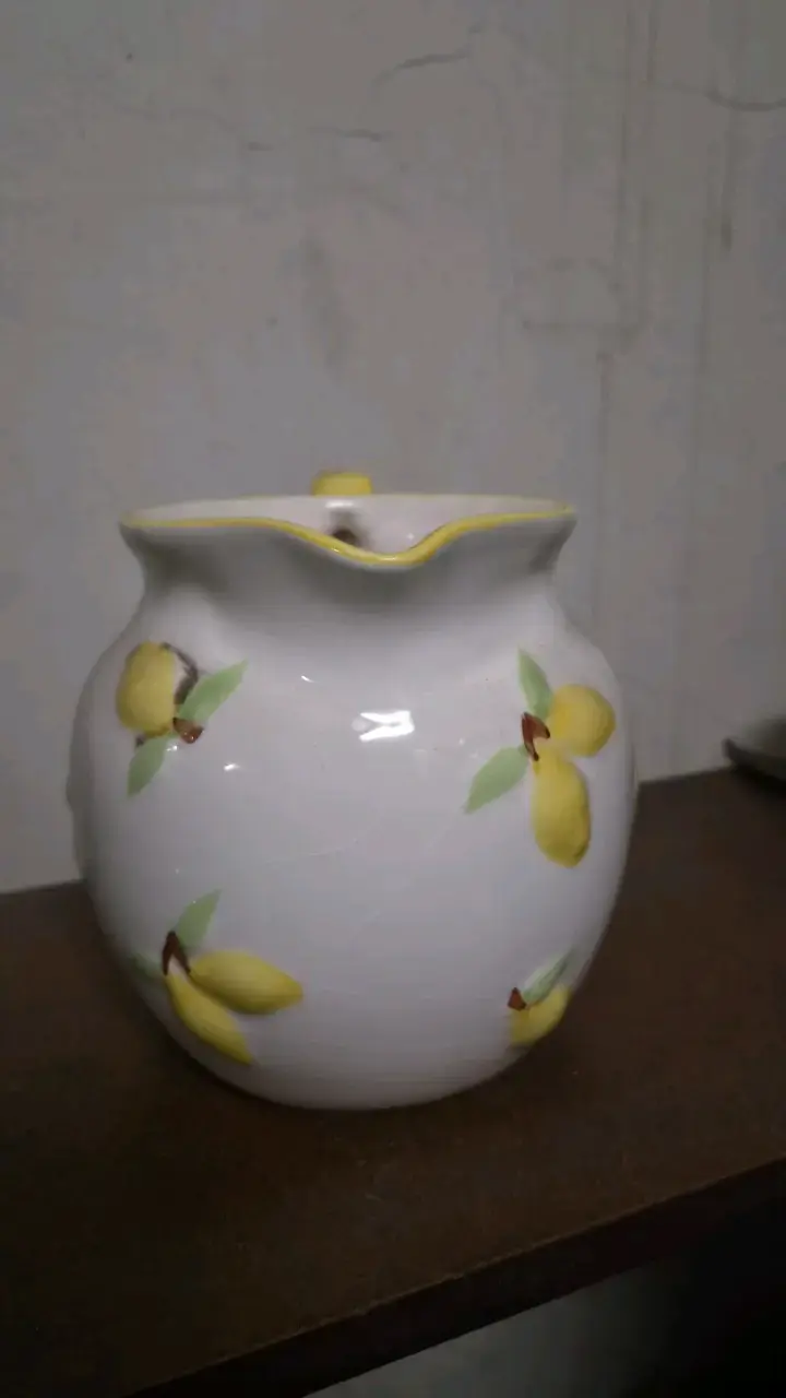 Jarra de cerámica con diseño de limones - 2