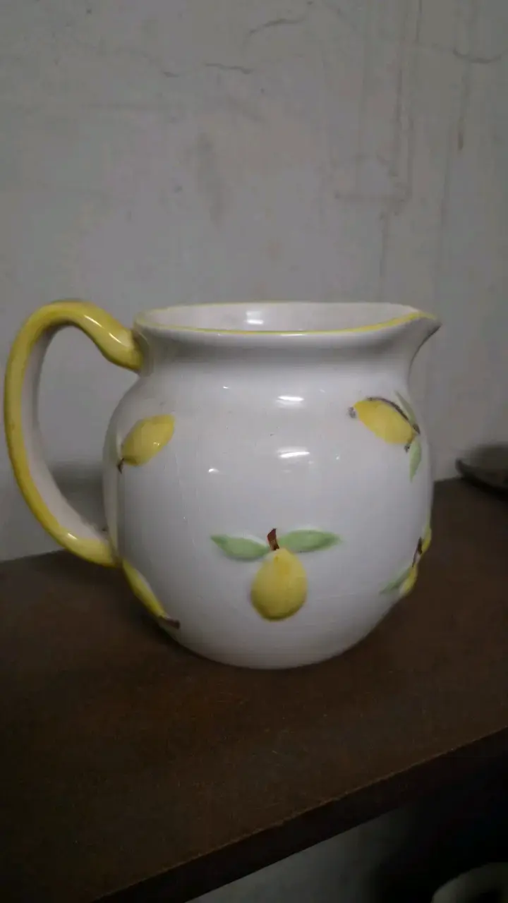 Jarra de cerámica con diseño de limones - 3