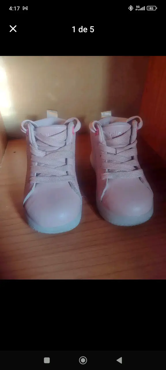 Zapatillas deportivas rosas para niños