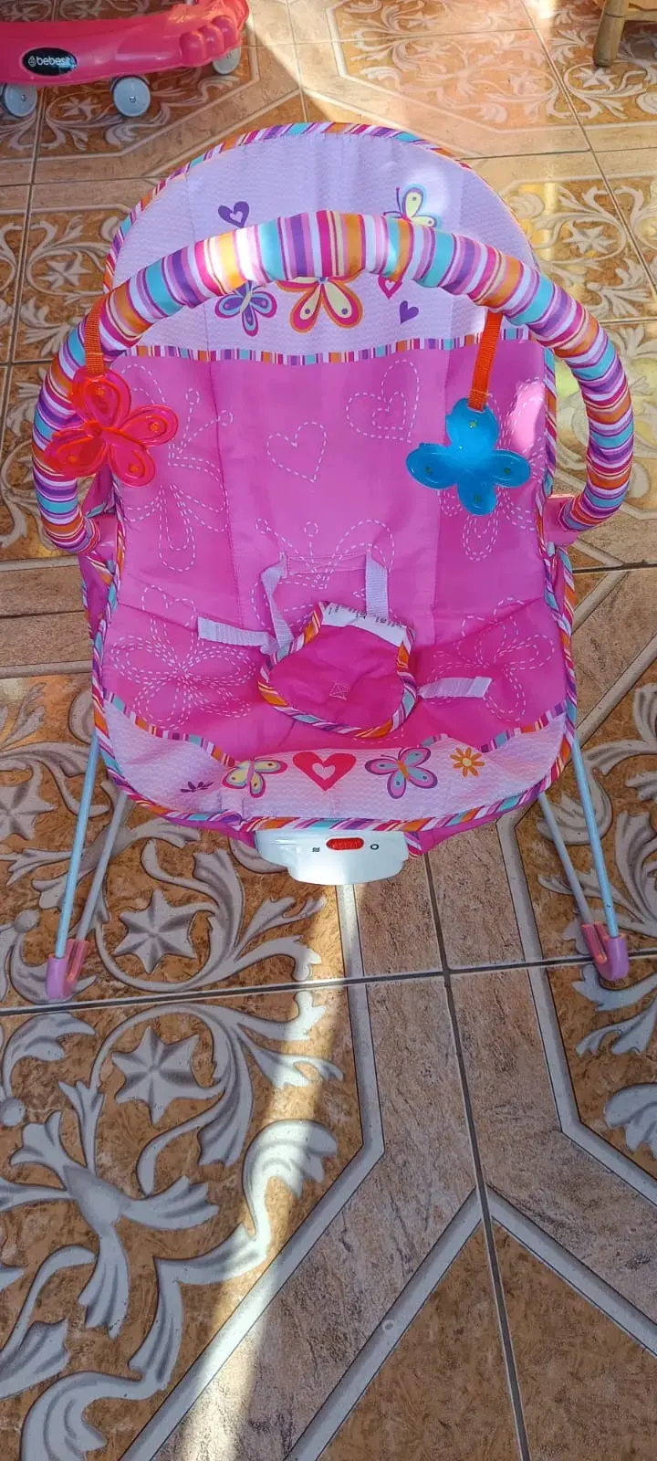 Silla mecedora para bebé colorida - 2