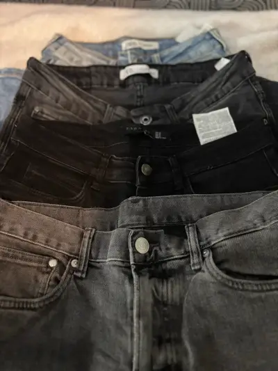 Lote de 4 Jeans Zara y h&m Hombre - miniatura 2