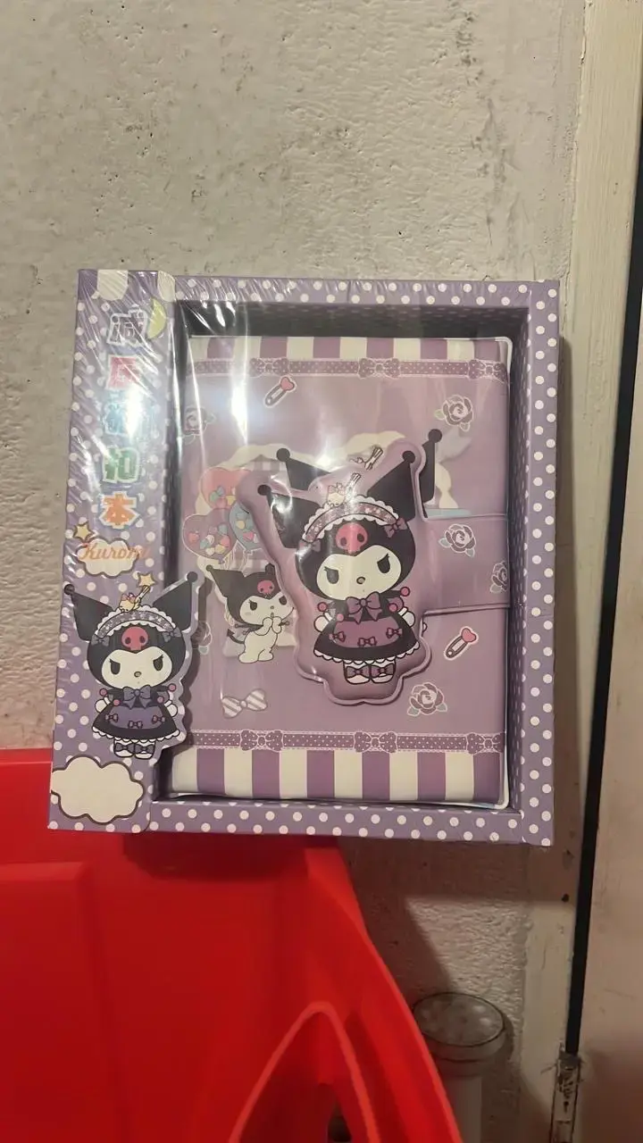 Set de papelería Kuromi morado