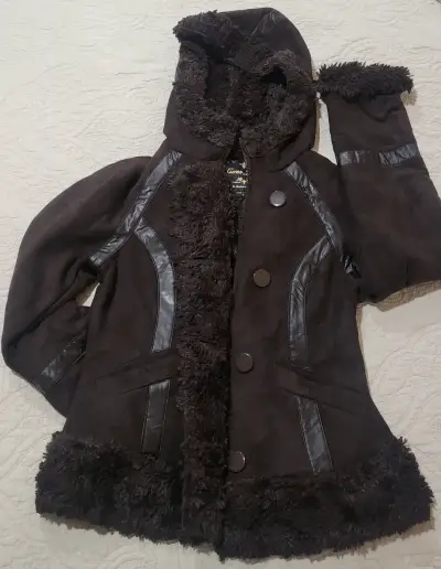 GUESS Vintage Estilo Boho Gamuza Sintética Y Pelo - miniatura 1