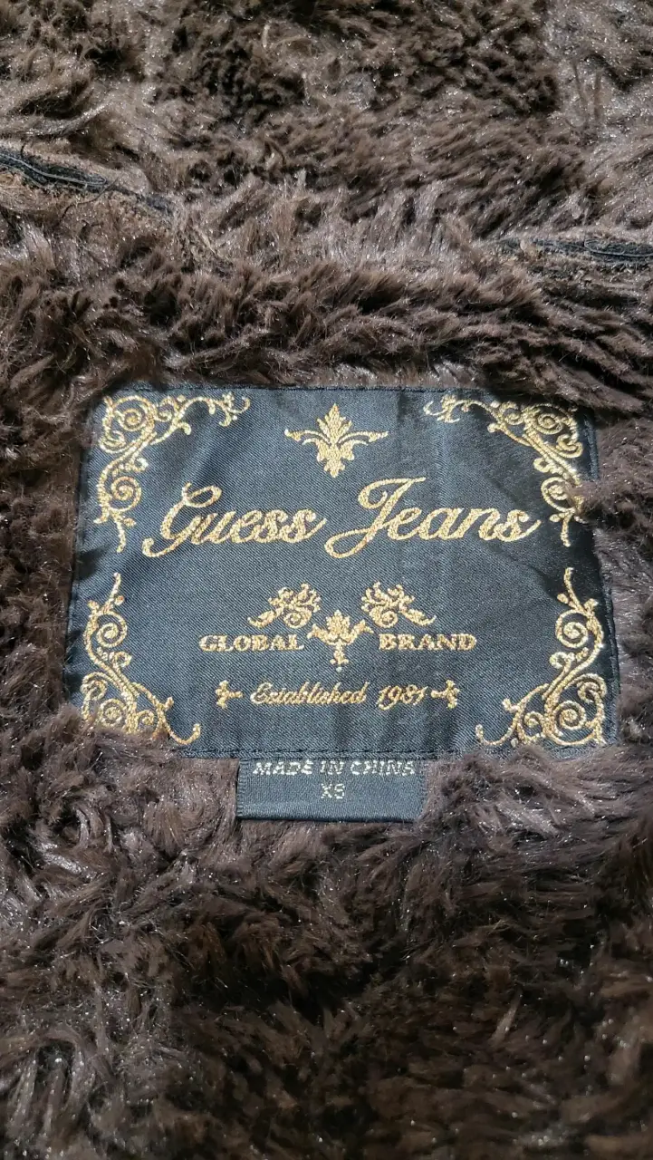 GUESS Vintage Estilo Boho Gamuza Sintética Y Pelo - 2