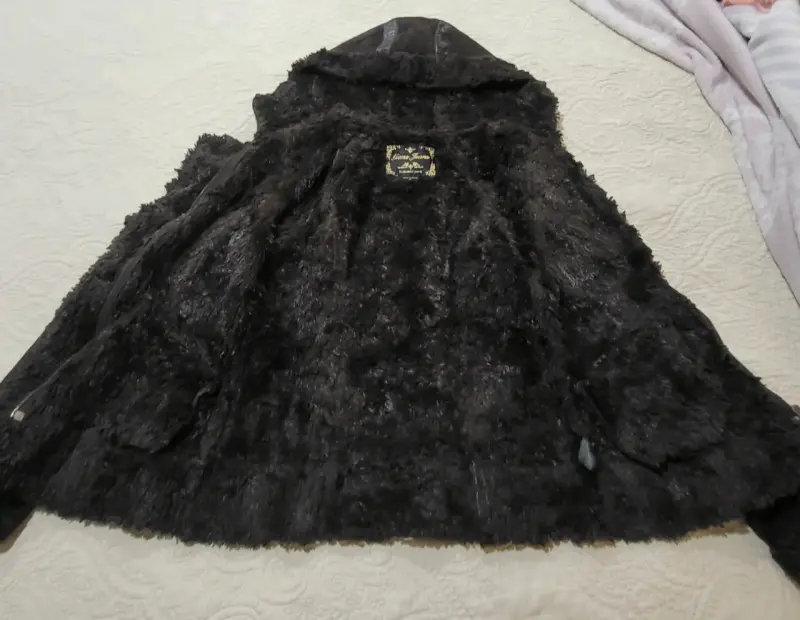 GUESS Vintage Estilo Boho Gamuza Sintética Y Pelo - 3