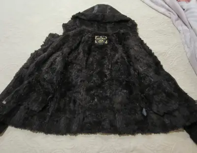 GUESS Vintage Estilo Boho Gamuza Sintética Y Pelo - miniatura 3
