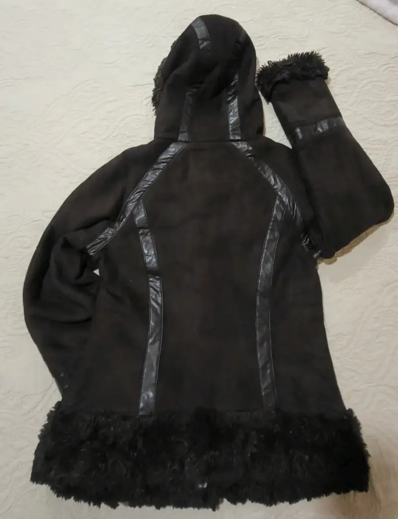 GUESS Vintage Estilo Boho Gamuza Sintética Y Pelo - 5