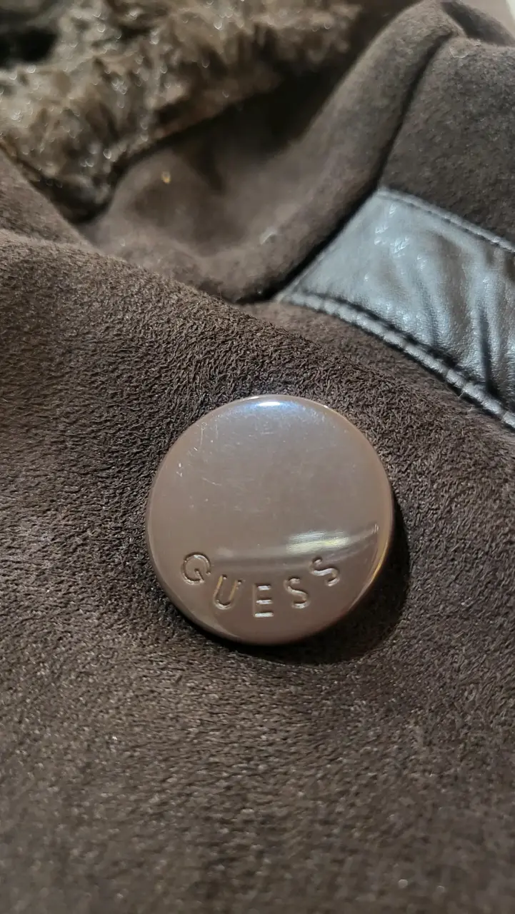 GUESS Vintage Estilo Boho Gamuza Sintética Y Pelo - 6