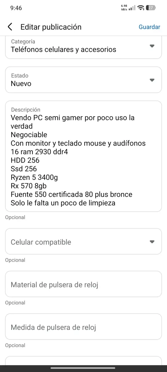 Vendo mi PC semi gamer - 5