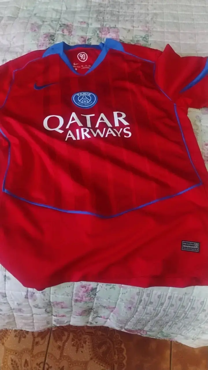 Camiseta PSG Nike roja talla XL - 2