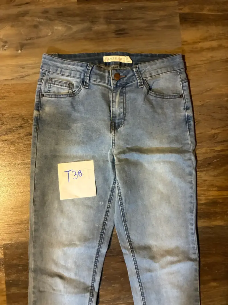 Jeans azul claro talla 38 mujer marca alaniz - 2