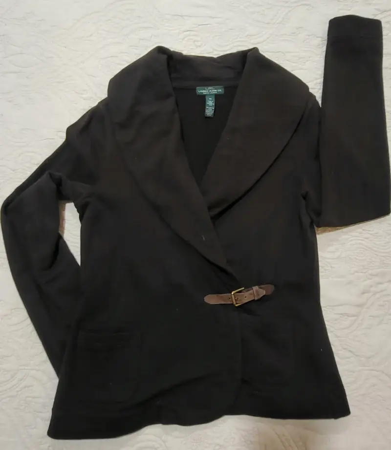 Blazer Tipo Suéter Lauren Ralph Lauren Con Hebilla - 3