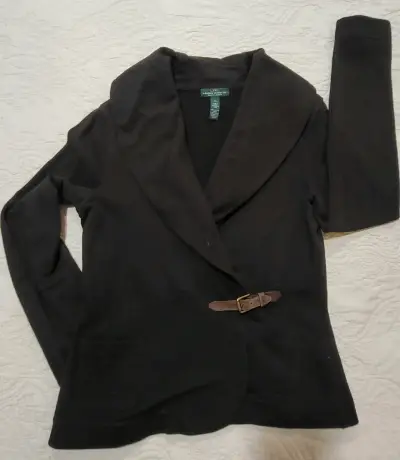Blazer Tipo Suéter Lauren Ralph Lauren Con Hebilla - miniatura 3