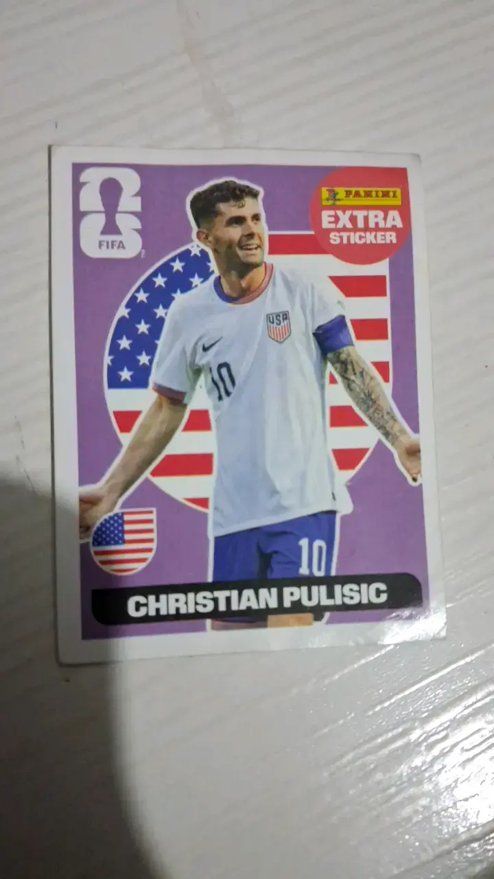 Lámina Panini Christian Pulisic USA - 1