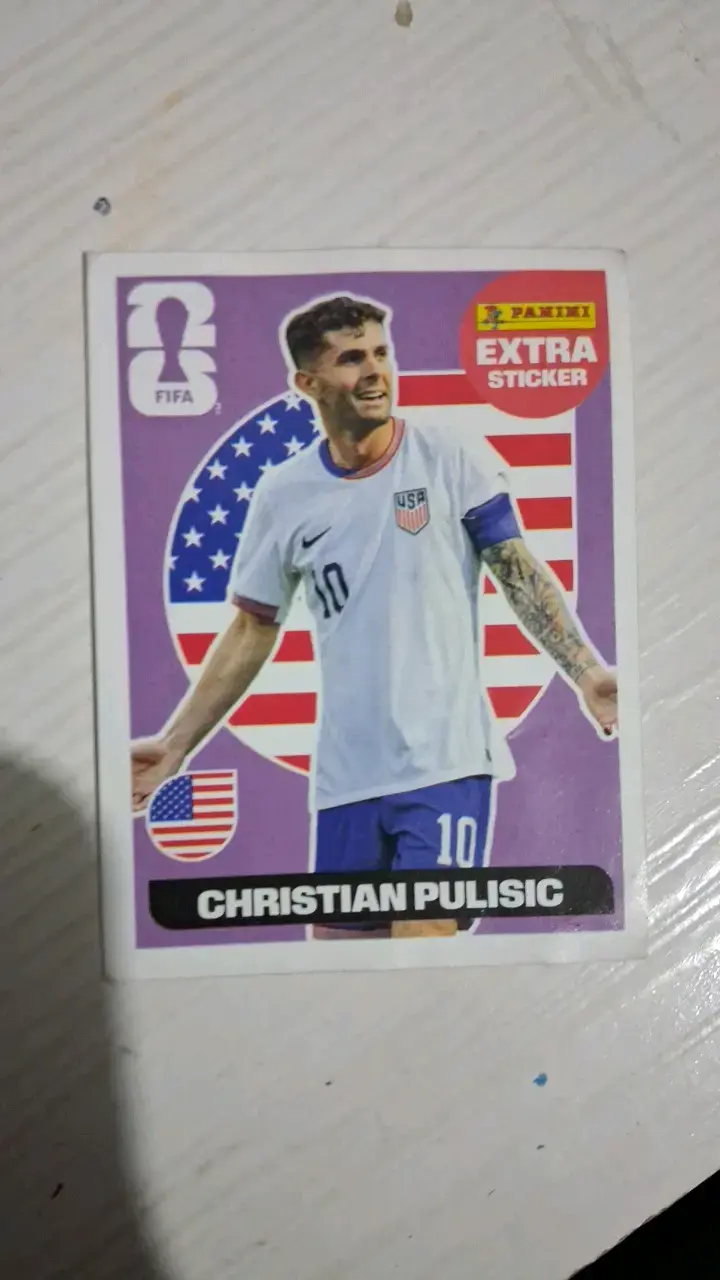 Lámina Panini Christian Pulisic USA - 5