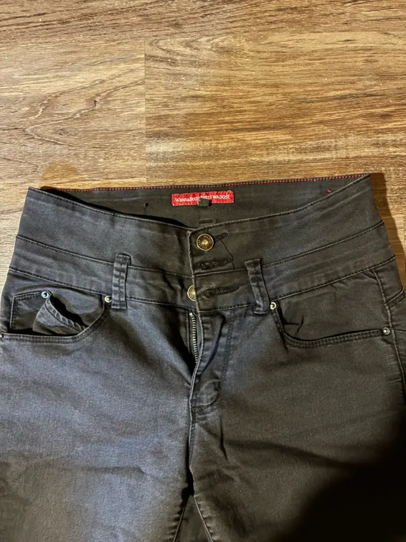 Jeans negros talla 40 para mujer marca wados - 2