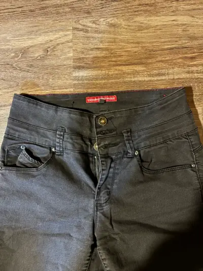 Jeans negros talla 40 para mujer marca wados - miniatura 2
