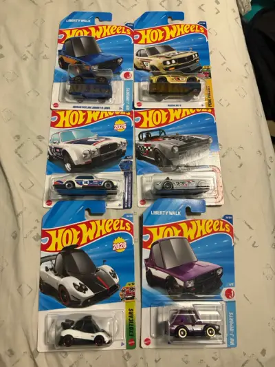 6 hot wheels - miniatura 1