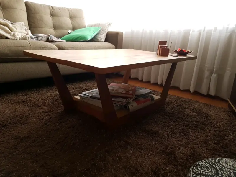 Mesa de centro de madera moderna - 3