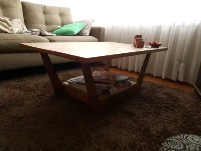 Mesa de centro de madera moderna - miniatura 3